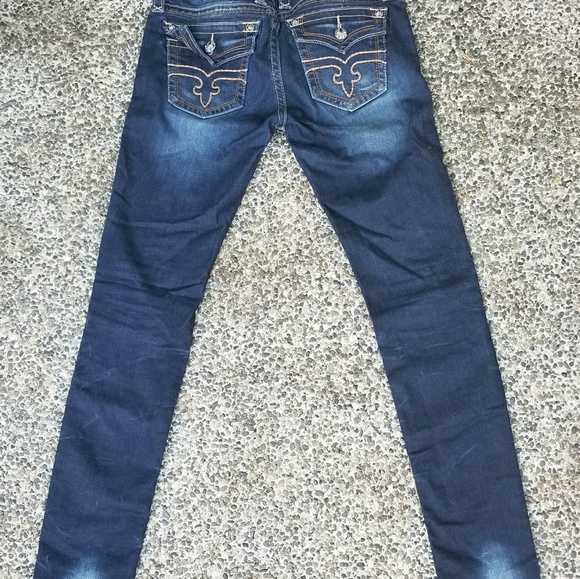 ♥️SOLD♥️ Rock Revival Skinny Jean's - Picture 4 of 5
